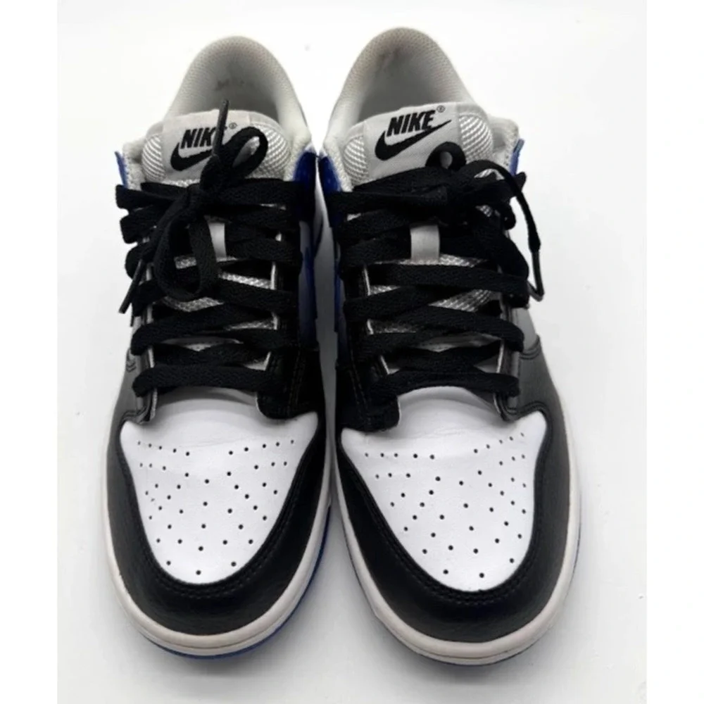 Nike Dunk Low GS White Black Game Royal 2024 HJ9209-400 Youth Size 7Y